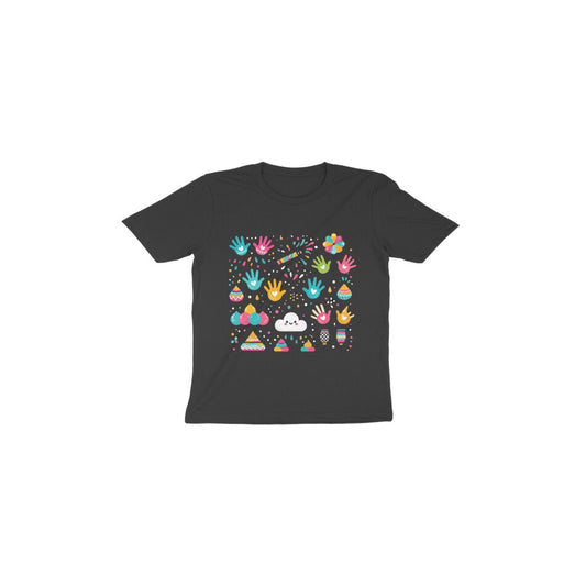 Tiny Sprouts Fun Time Holi toddler T-shirt - front view
