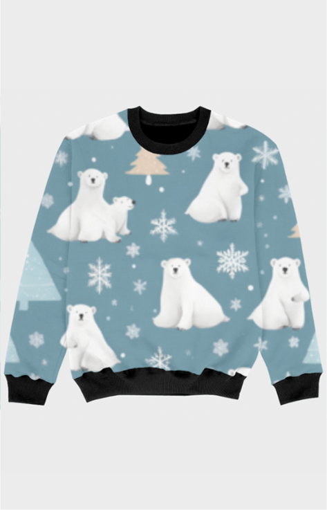 TinySprout's Sweatshirts for Kids - PolarBear