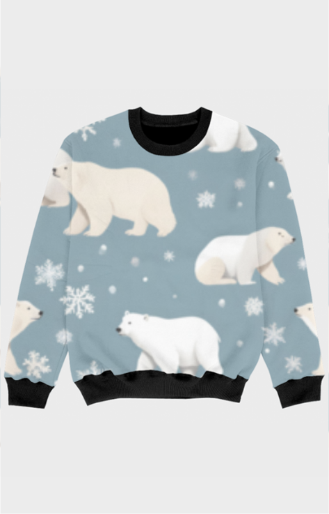 TinySprout's Sweatshirts for Kids - SnowBear