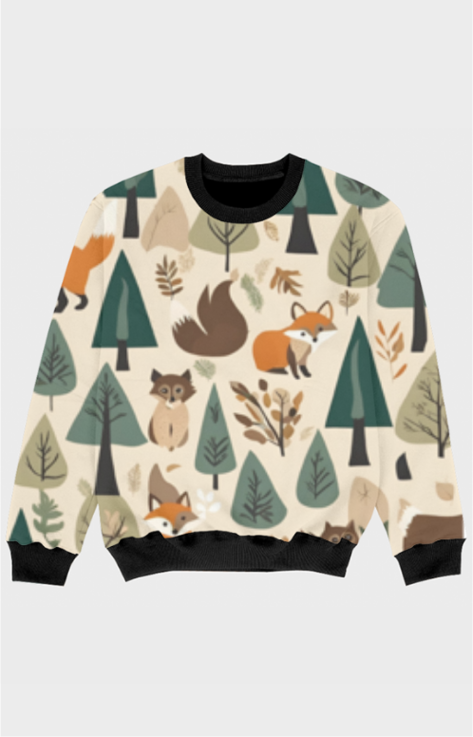 TinySprout's Sweatshirts for Kids - Forest