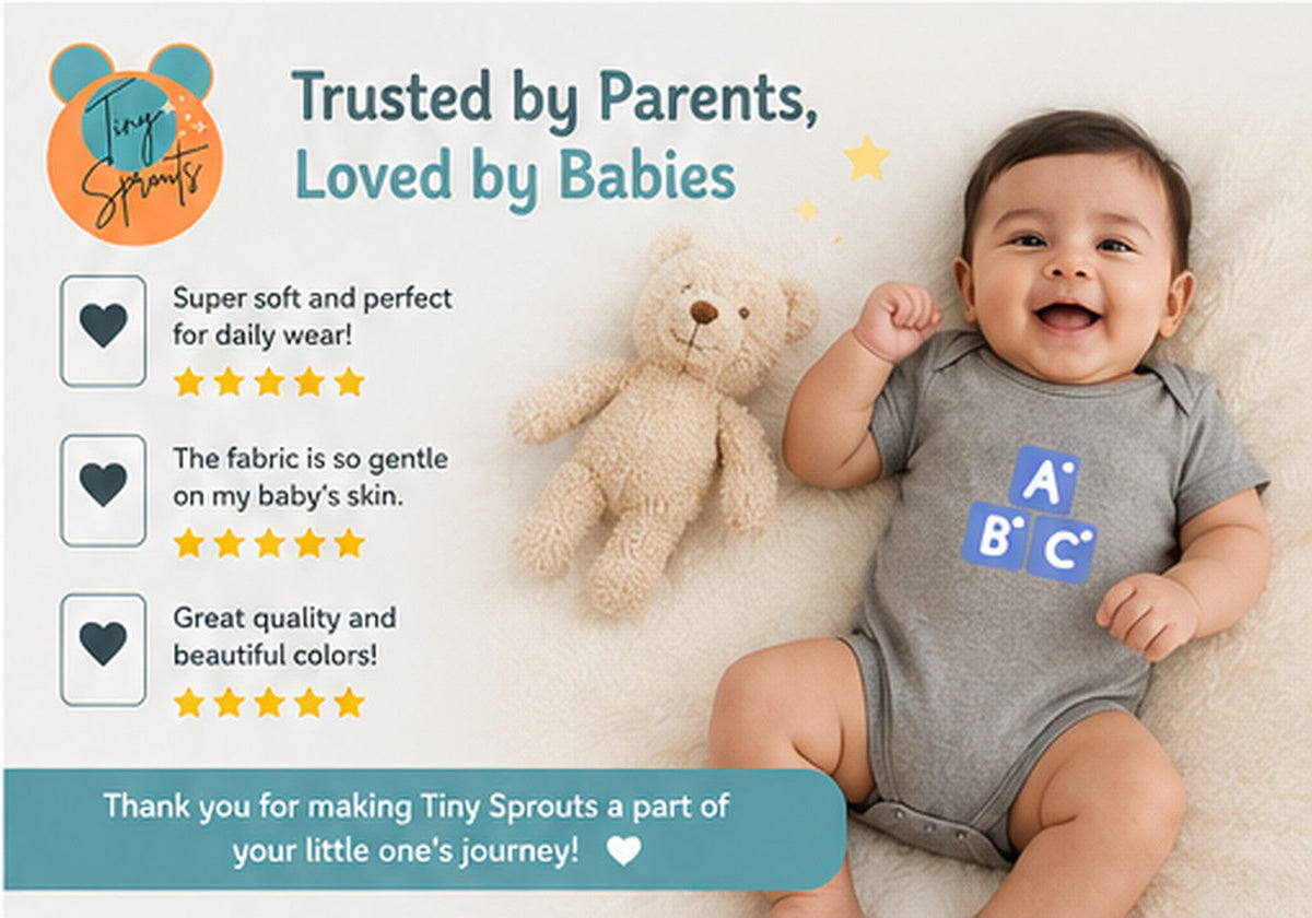 ABC baby onesie detail 8