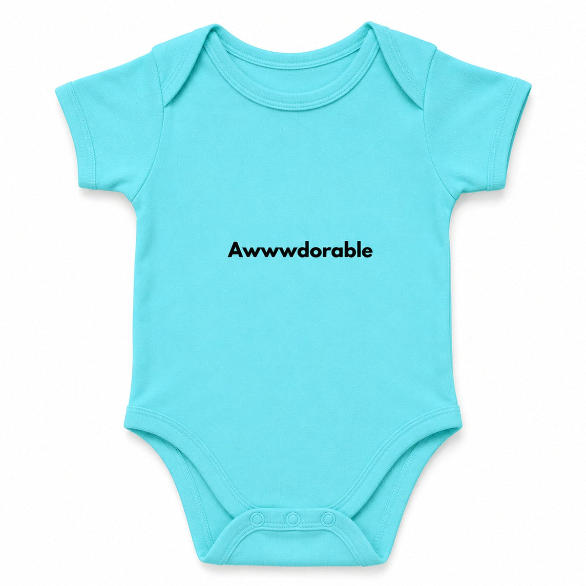 Awwdorable Sky Blue baby onesie