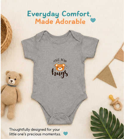 Bear Hug baby onesie detail 2
