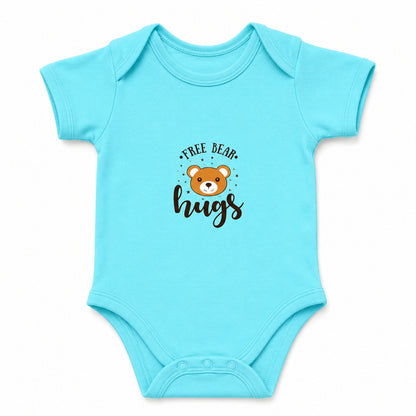 Bear Hug Sky Blue baby onesie