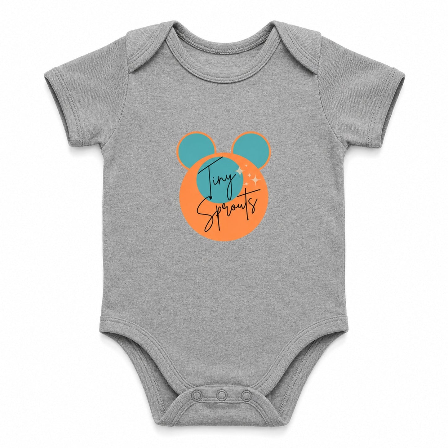 Brand Edition Grey baby onesie