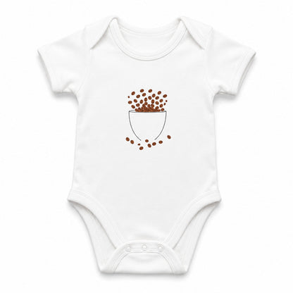 Coffee Love White baby onesie