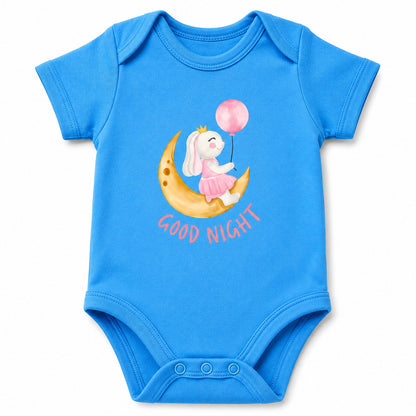 Good Night Orchid Blue baby onesie
