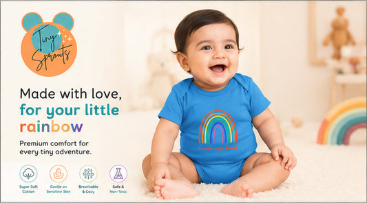 I Love Dad baby onesie detail 1