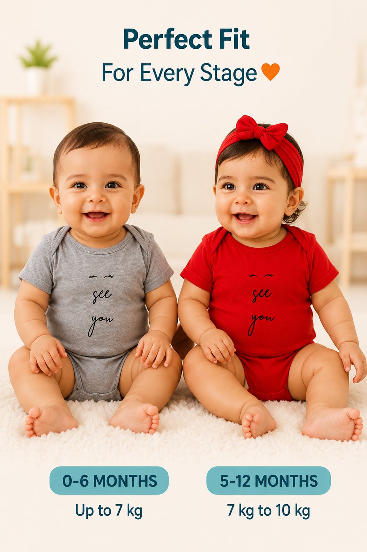 I See You baby onesie detail 4