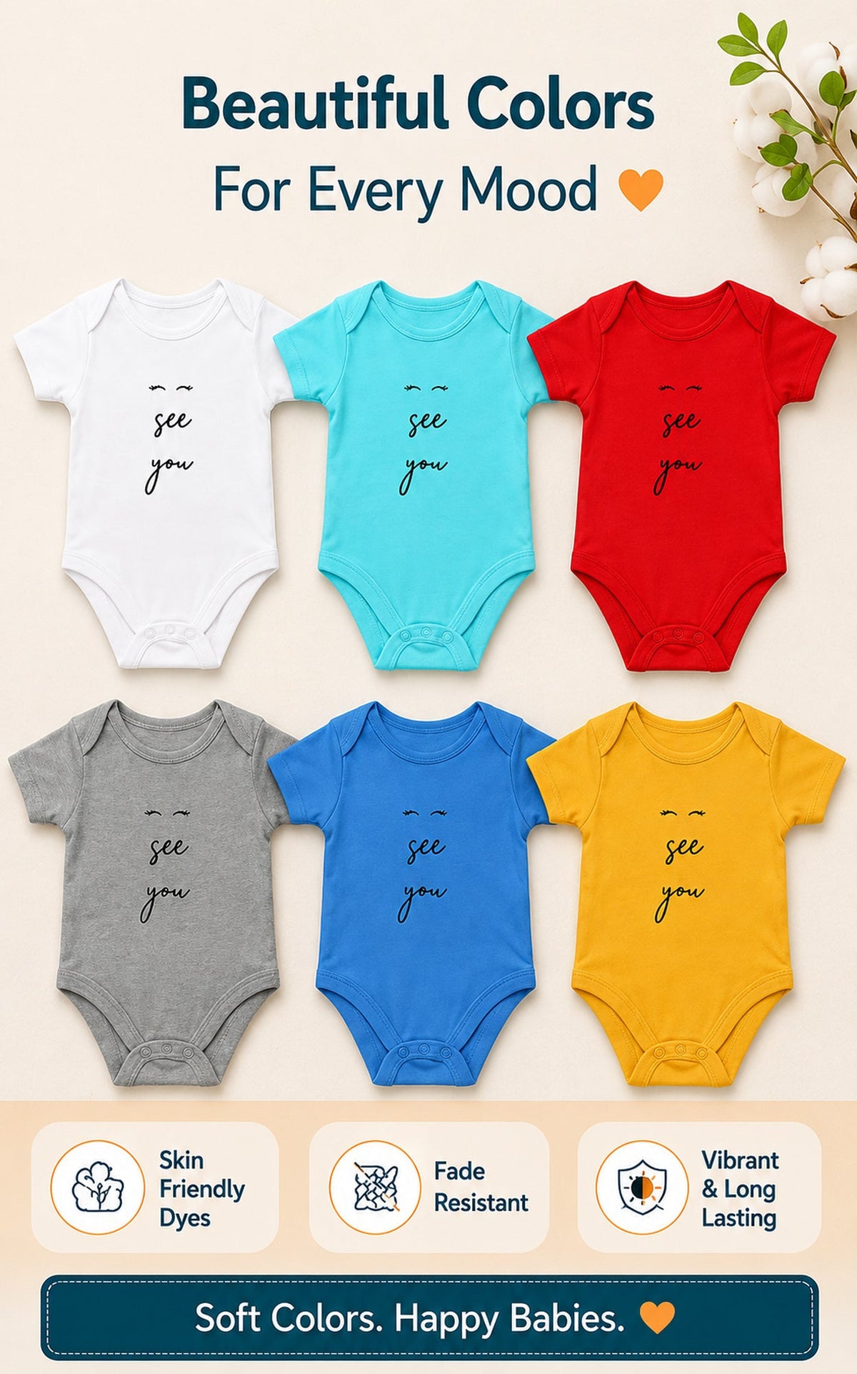 I See You baby onesie detail 7
