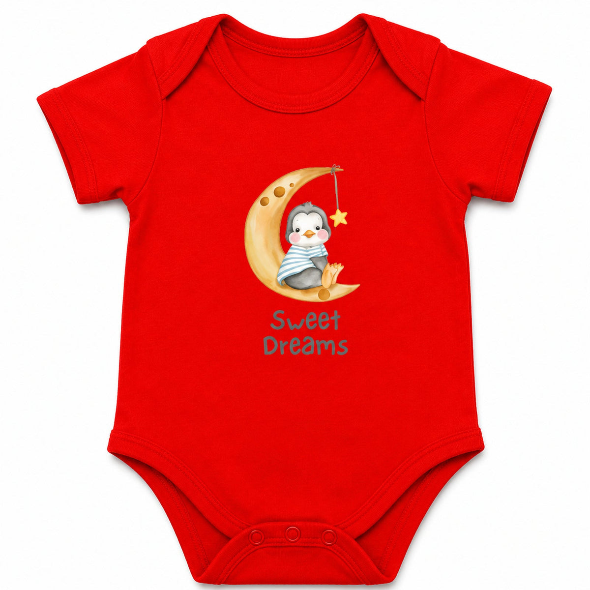 Sweet Dreams Red baby onesie