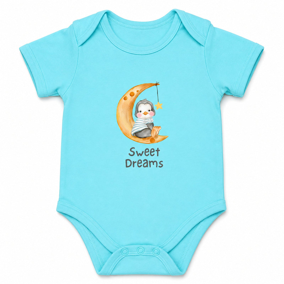 Sweet Dreams Sky Blue baby onesie