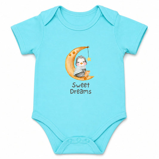 Sweet Dreams Sky Blue baby onesie