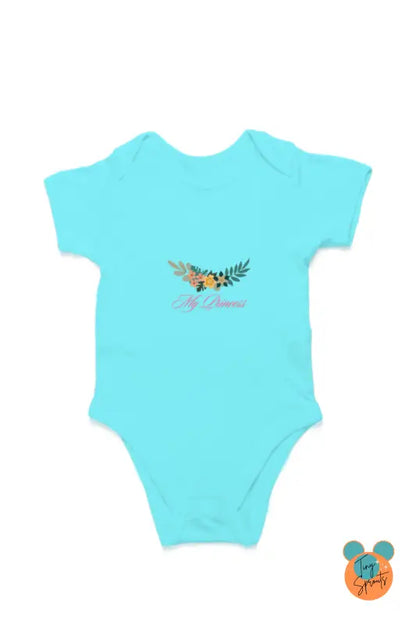 TinySprout’s Adorable Onesie Sets for Babies - My Princess - SkyBlue / 6-12Months - baby clothing set