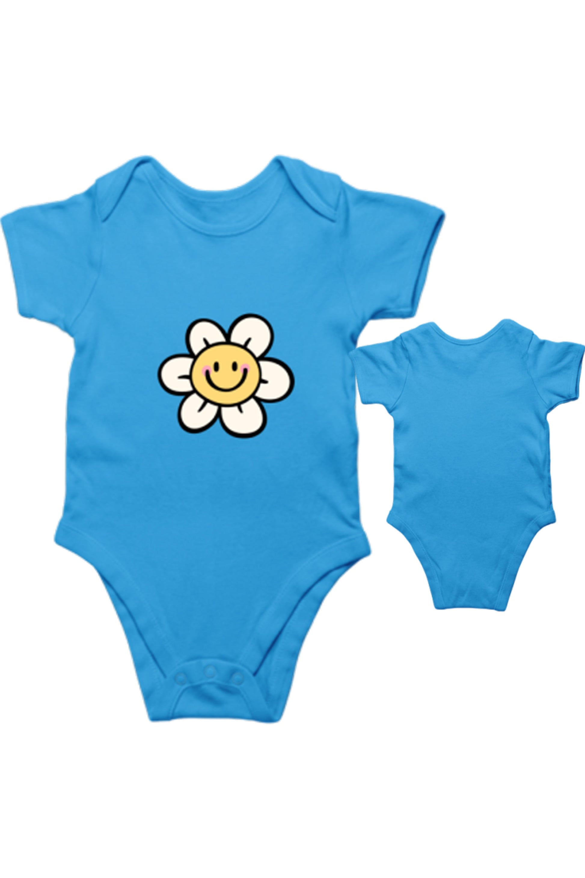 TinySprout’s Adorable Onesie Sets for Babies - Smiling Flower - baby clothing set