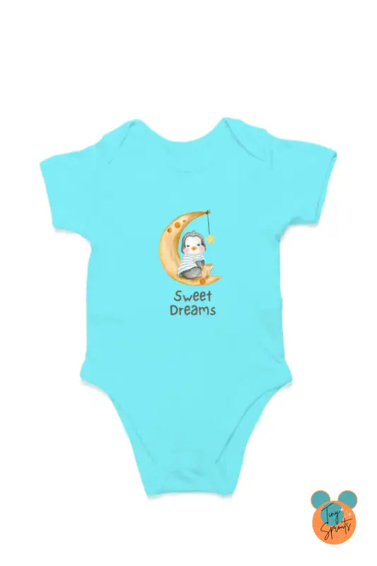 TinySprout’s Adorable Onesie Sets for Babies - Sweet dreams - SkyBlue / 6-12Months - baby clothing set