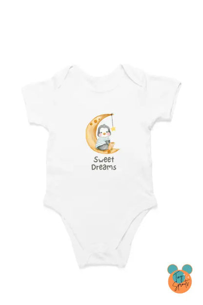 TinySprout’s Adorable Onesie Sets for Babies - Sweet dreams - White / 6-12Months - baby clothing set