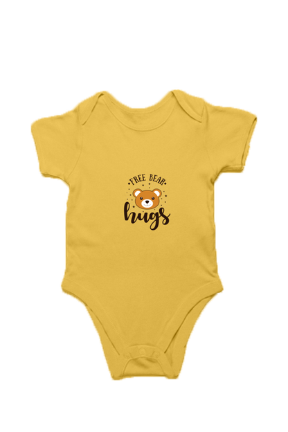 TinySprout’s Adorable Onesie Sets for Babies - Bearhug - Yellow / 6-12Months