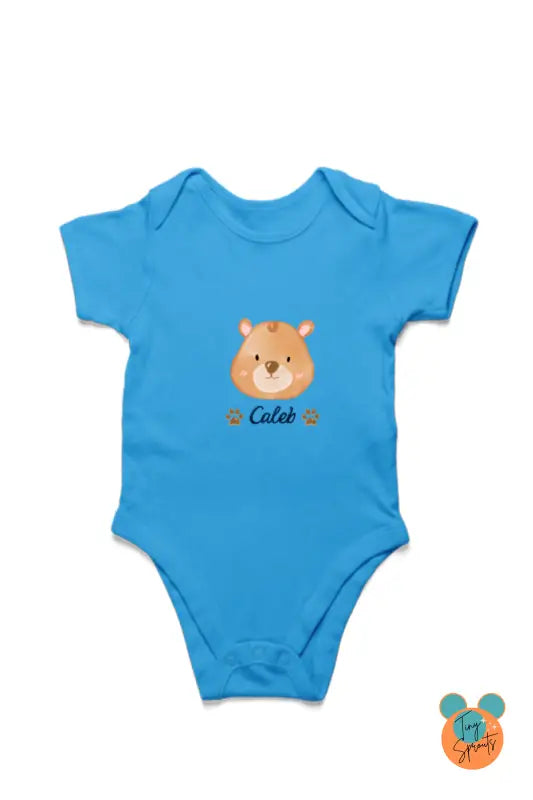 TinySprout’s Adorable Onesie Sets for Babies - Bear caleb - Orchid Blue / 0-5Months - baby clothing set