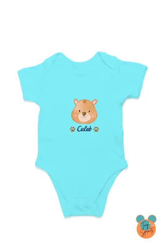 TinySprout’s Adorable Onesie Sets for Babies - Bear caleb - SkyBlue / 6-12Months - baby clothing set