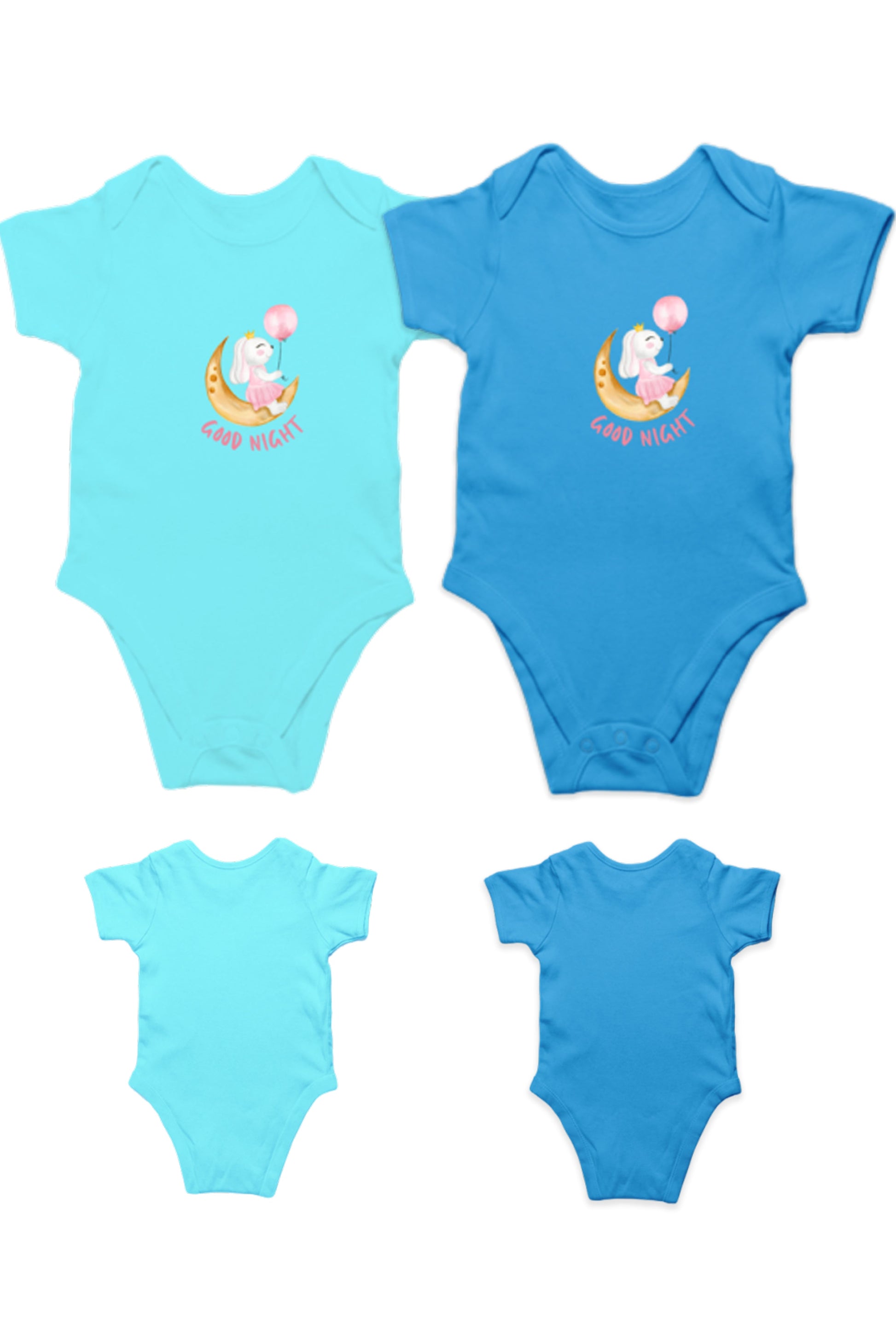 TinySprout’s Adorable Onesie Sets for Babies - Good night Theme - baby clothing set