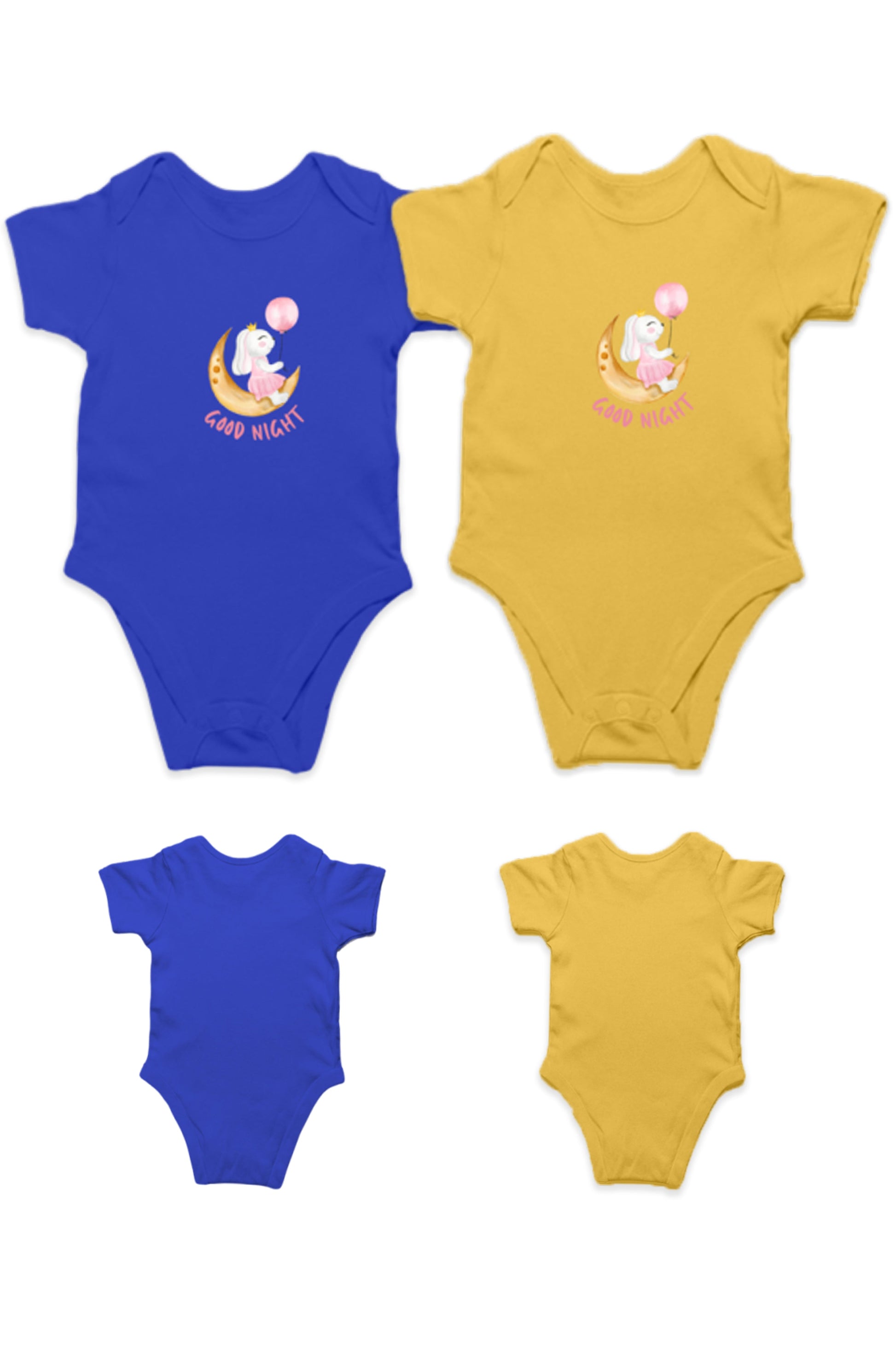 TinySprout’s Adorable Onesie Sets for Babies - Good night Theme - baby clothing set