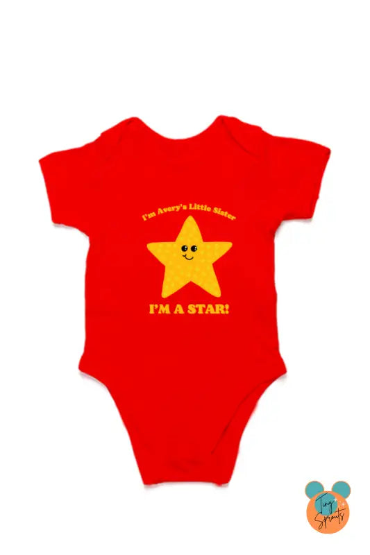 TinySprout’s Adorable Onesie Sets for Babies - IamSTAR - Red / 6-12Months - baby clothing set