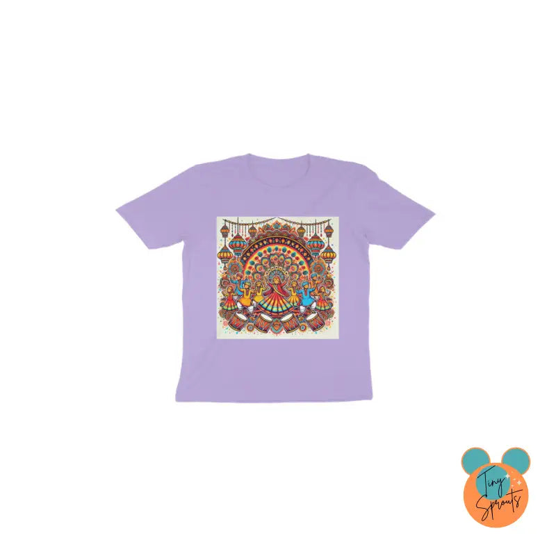 TinySprout’s Festival T-shirt for Toddler - (1,2,3,4,6) - Iris Lavender / 1 - baby clothing set