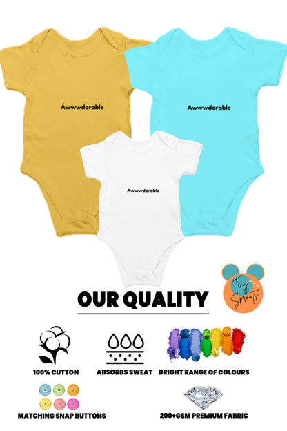 TinySprout’s Sleep Onesie for Babies - Awwdorable - baby clothing set