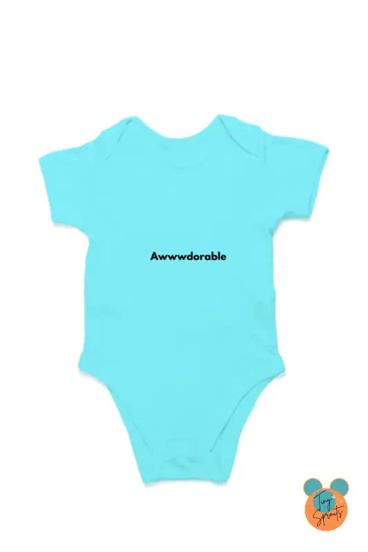 TinySprout’s Sleep Onesie for Babies - Awwdorable - SkyBlue / 6-12Months - baby clothing set