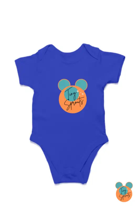 TinySprout’s Sleep Onesie for Babies - Brand edition - Royal Blue / 0-5Months - baby clothing set