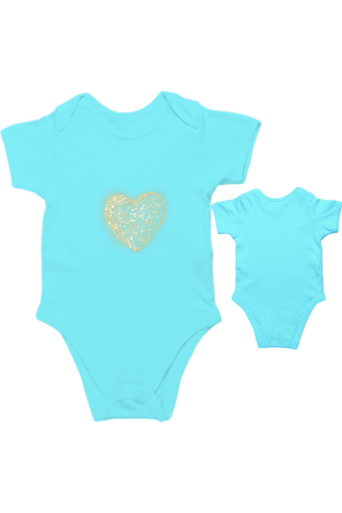 TinySprout’s Sleep Onesie for Babies – Golden Heart Theme - baby clothing set