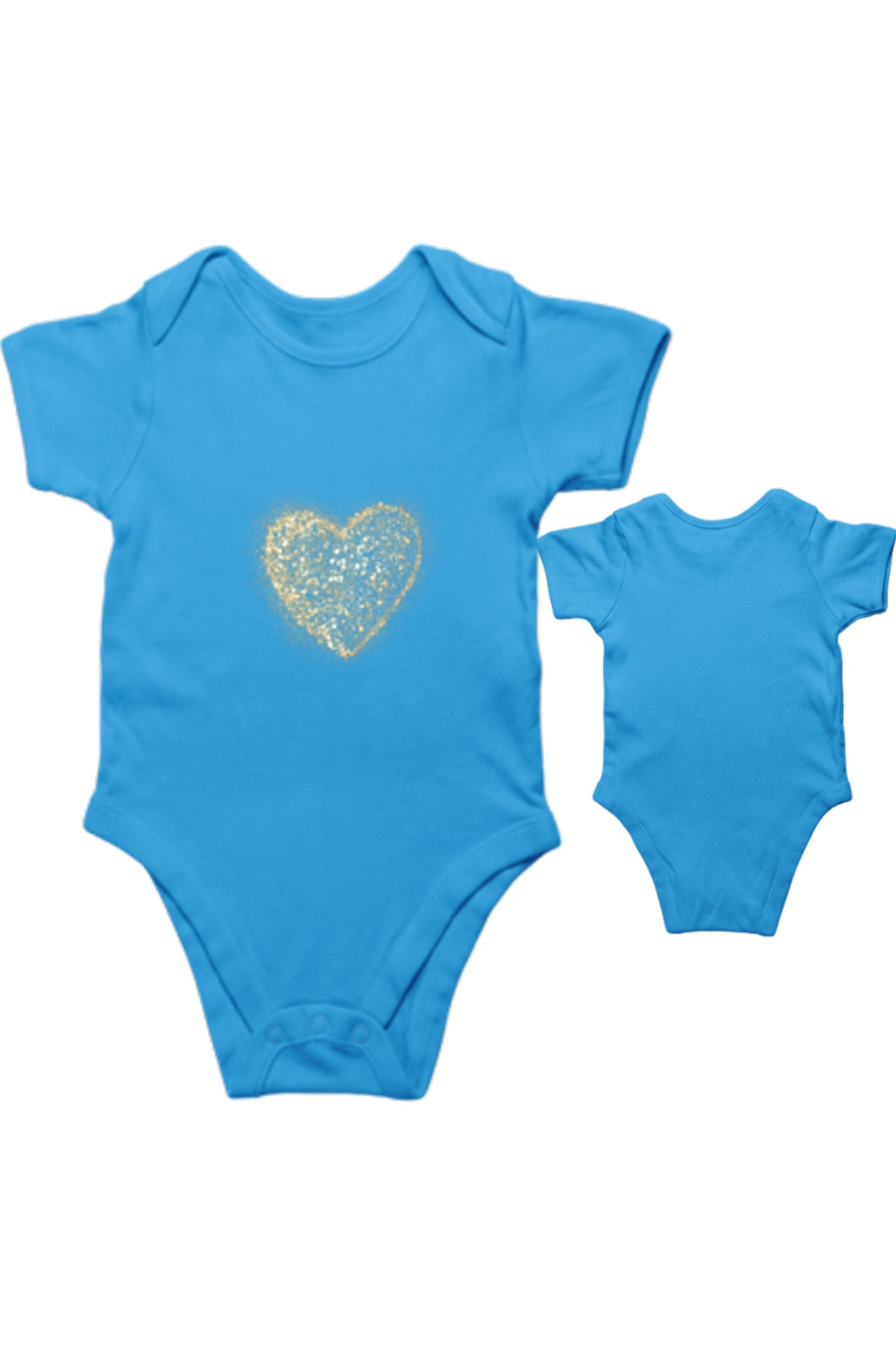 TinySprout’s Sleep Onesie for Babies – Golden Heart Theme - baby clothing set