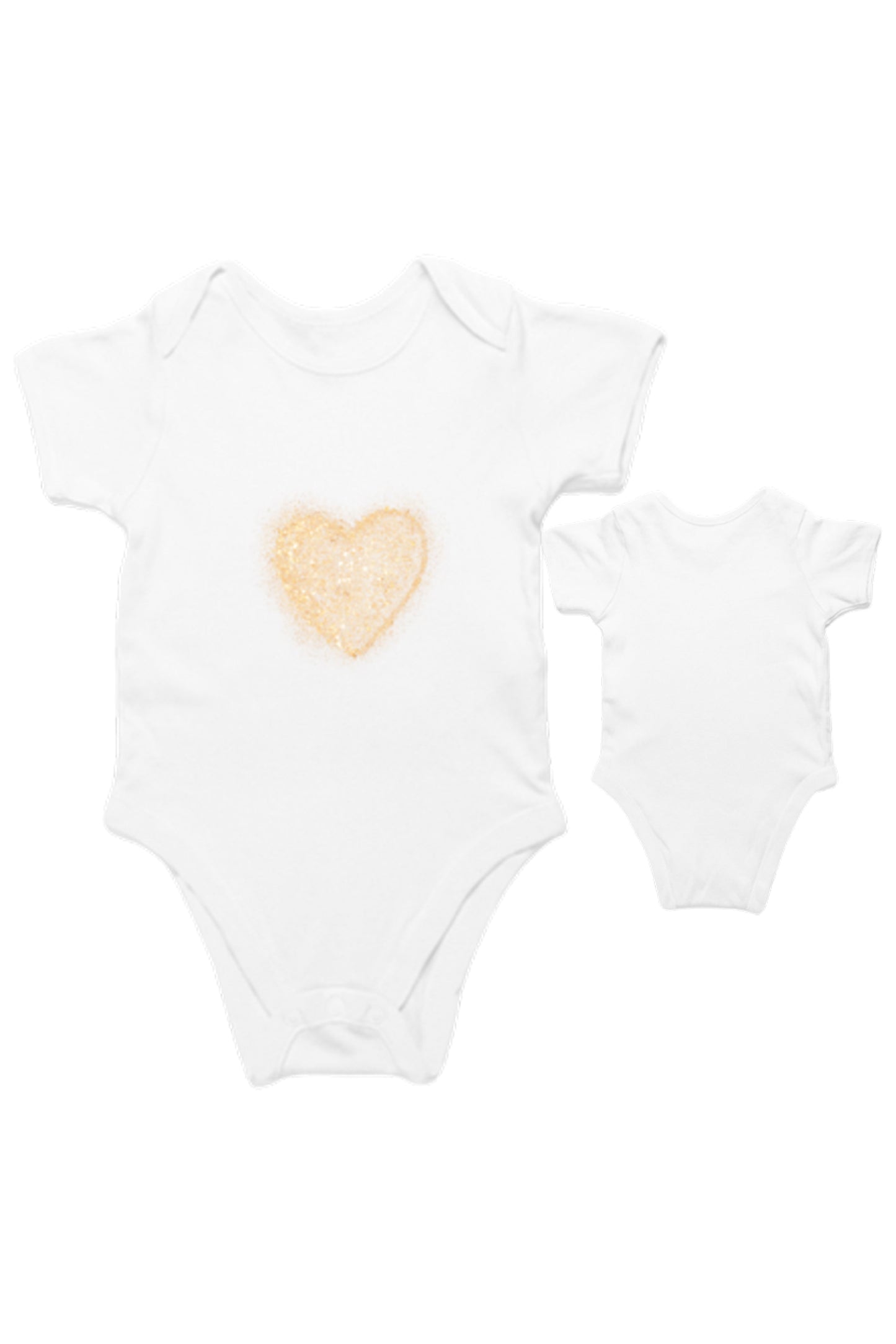 TinySprout’s Sleep Onesie for Babies – Golden Heart Theme - baby clothing set