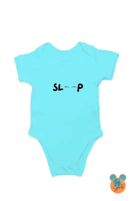 TinySprout’s Sleep Onesie for Babies - Sky Blue - baby clothing set