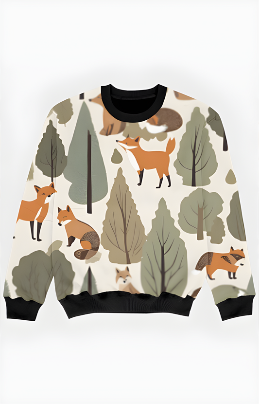 TinySprout’s Sweatshirts for Kids - JungleFox Theme - all kids jackets