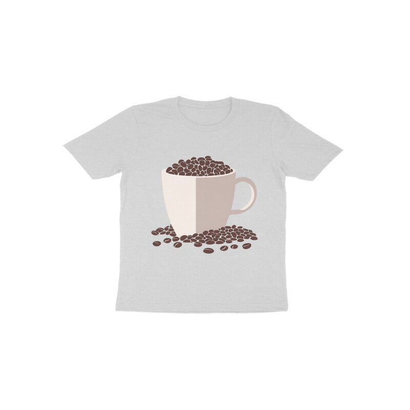 Tinysprouts Toddler T-shirt - Coffee Love - Melange Grey / 1