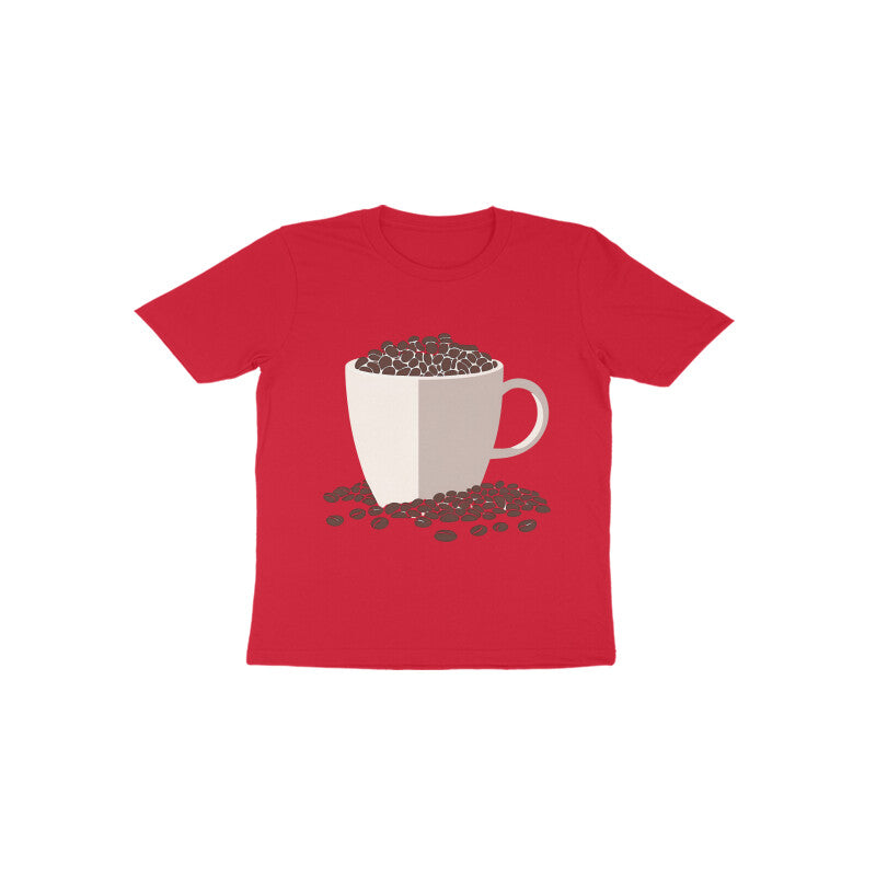 Tinysprouts Toddler T-shirt - Coffee Love - Red / 1