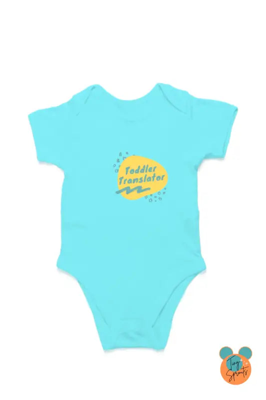 TinySprout’s Vibrant Onesie for Babies - Toddler Translator - baby clothing set