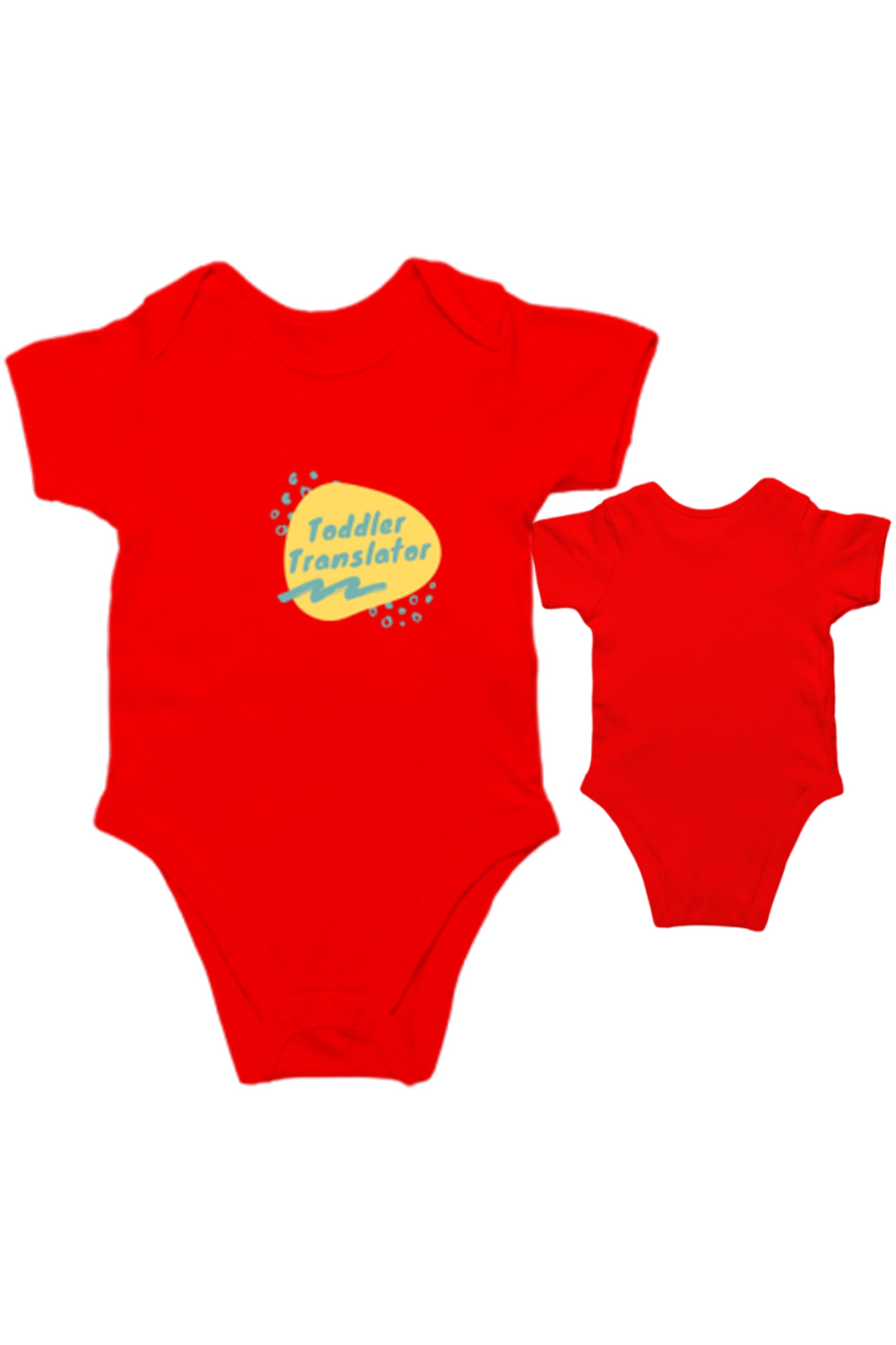 TinySprout’s Vibrant Onesie for Babies - Toddler Translator - baby clothing set