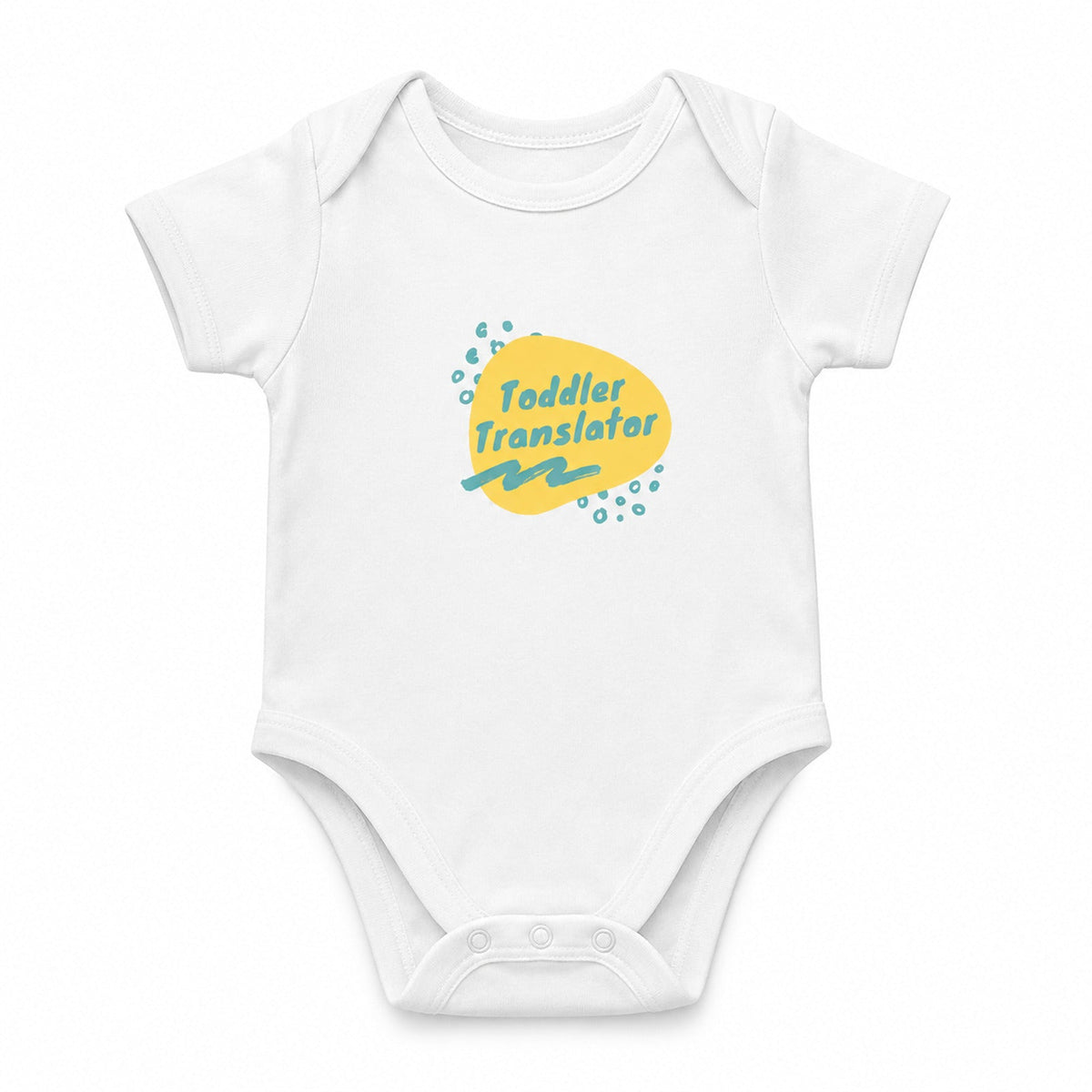 Toddler Translator White baby onesie