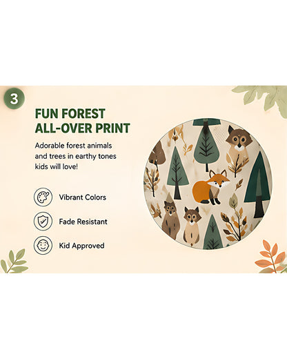 Tiny Sprouts Forest Kids AOP Sports Set - detail 3 of 7