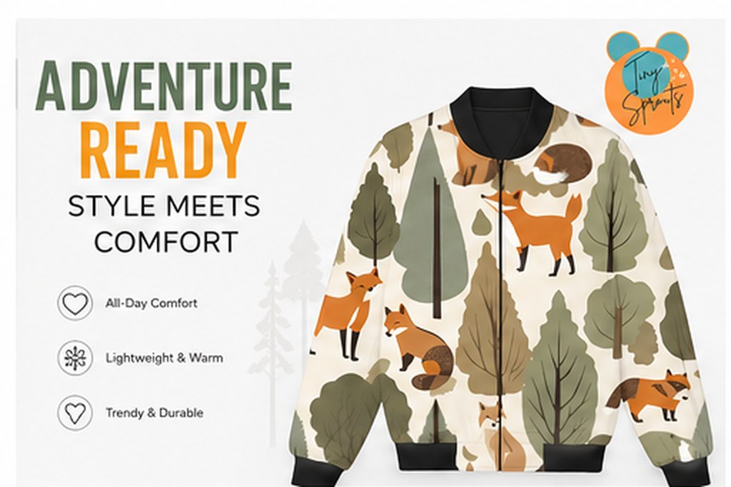 Jungle Fox Bomber Jacket – lifestyle