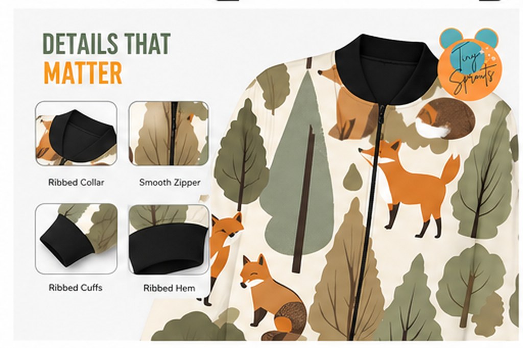 Jungle Fox Bomber Jacket – fit and comfort