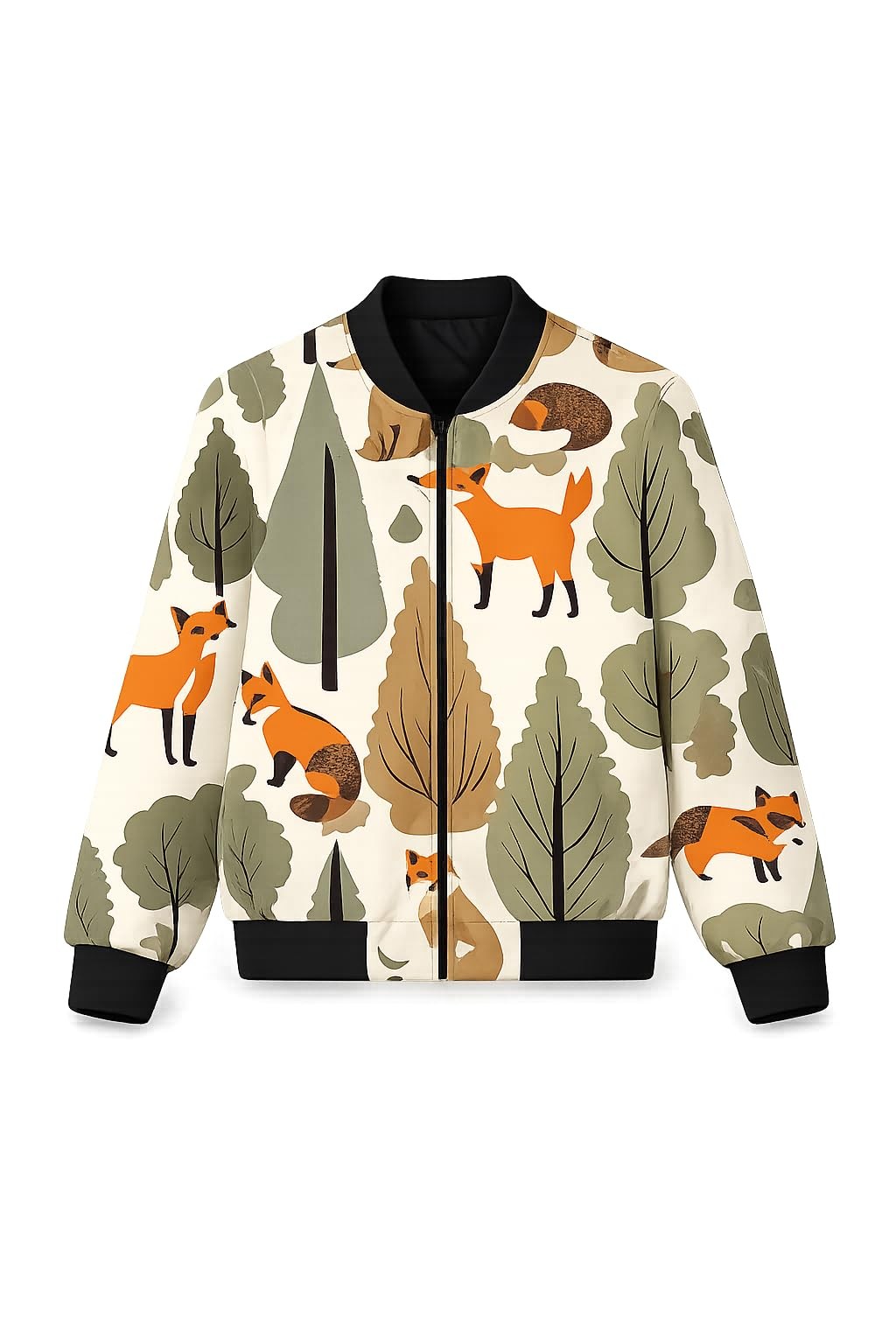 Jungle Fox Bomber Jacket – main product image