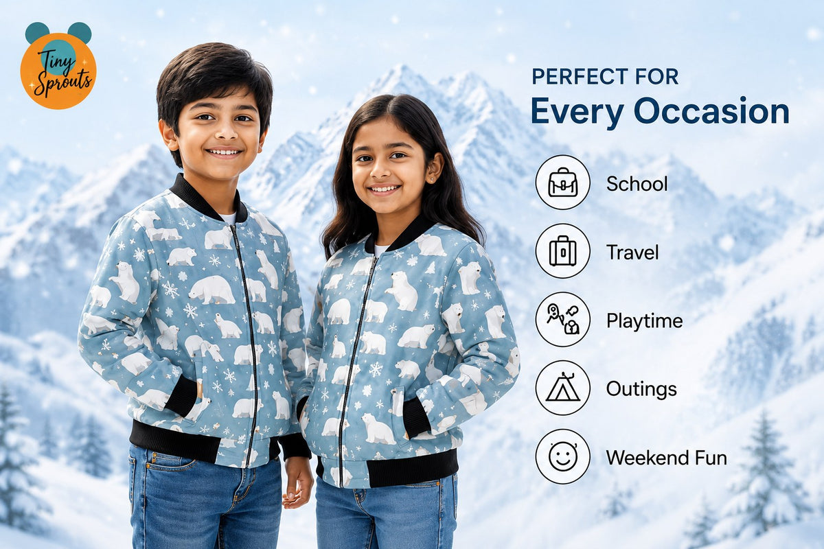 Snow Bomber Jacket – fabric detail