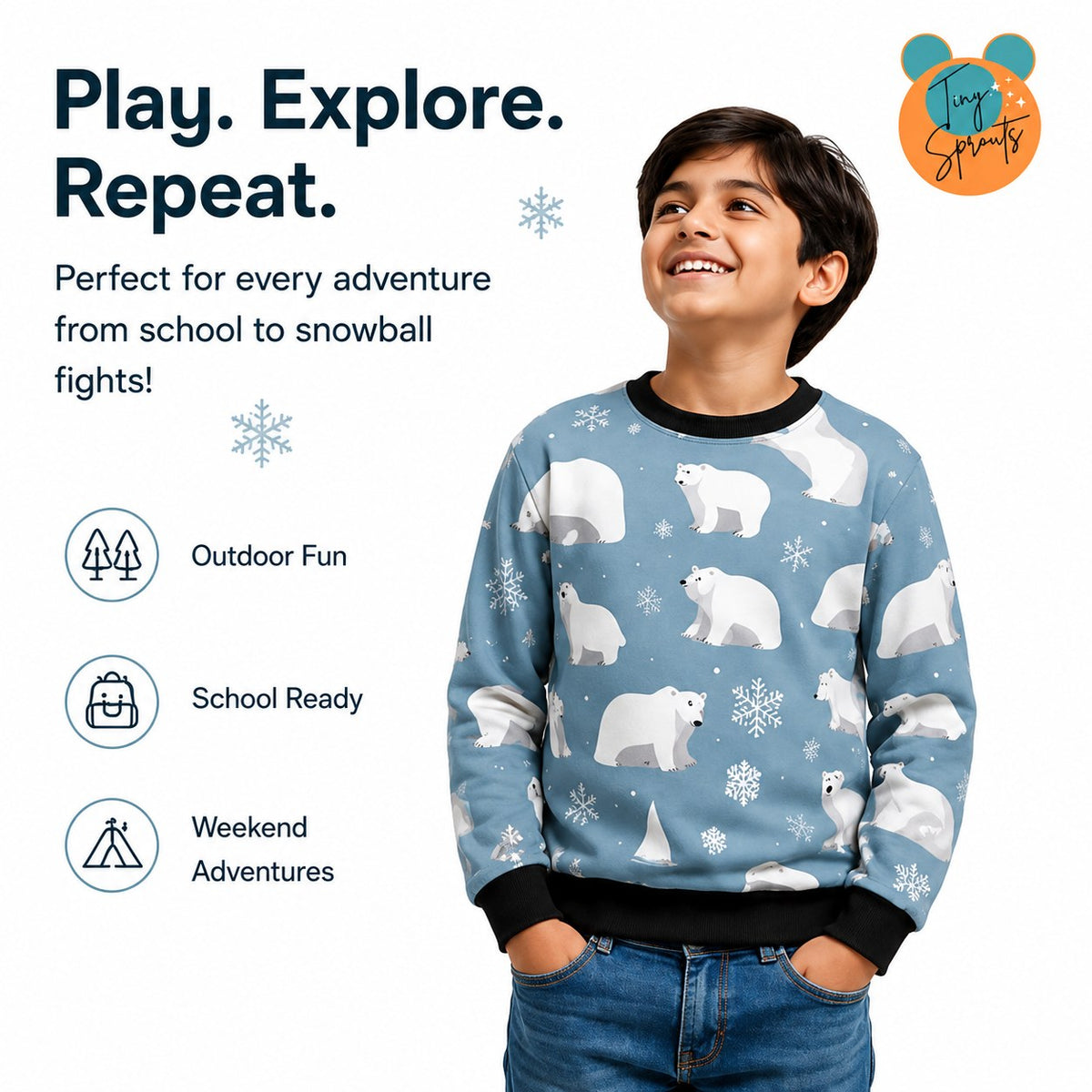 Snow Sweatshirt – fit and comfort