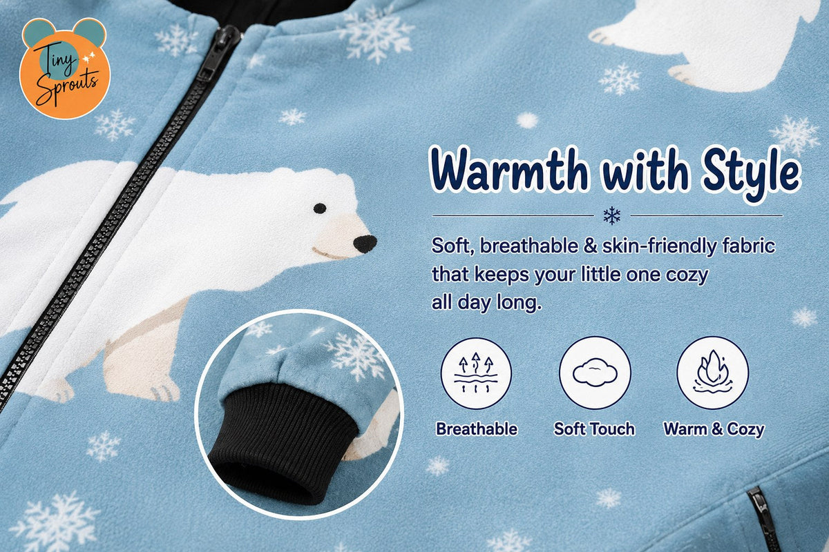 Snow Bear Bomber Jacket – fit and comfort