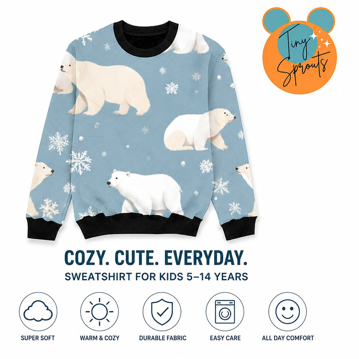 Snow Bear Sweatshirt – lifestyle