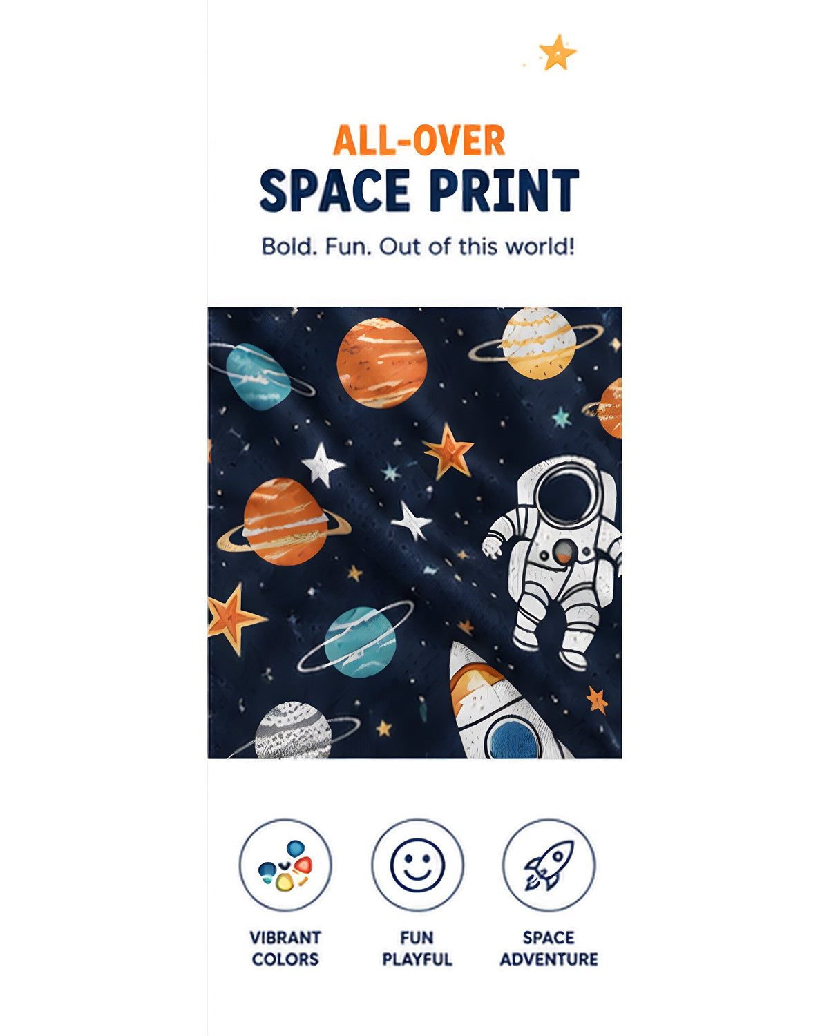Kids AOP Sports T-Shirt - SpaceMan - detail 2 of 6